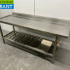 RVS Afvoertafel tbv doorschuifvaatwasser 196 cm Horeca - Afbeelding 3