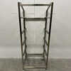 RVS Regaalwagen voor waskratten 5 x 50/50 cm Horeca