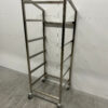 RVS Regaalwagen voor waskratten 5 x 50/50 cm Horeca - Afbeelding 2