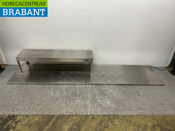 RVS Werkblad Blad met Warmtebrug 320 x 75 cm 230V Horeca