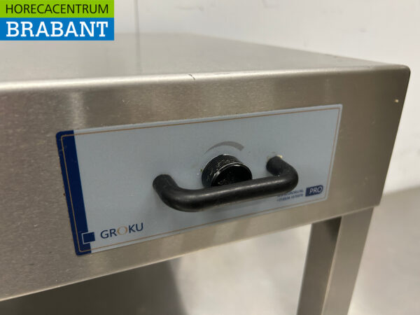 RVS Werkblad Blad met Warmtebrug 320 x 75 cm 230V Horeca - Afbeelding 4