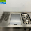RVS Kiremko Fado Baklijn Elektrische spiegelbakplaat / bakplaat, Dubbele friteuse, Bain Marie en 2 pits fornuis 275 cm 230V + Aardgas Horeca - Afbeelding 5