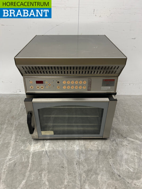 RVS Heteluchtoven Oven Steamer Eloma EB30 met afzuigkap 230V Horeca