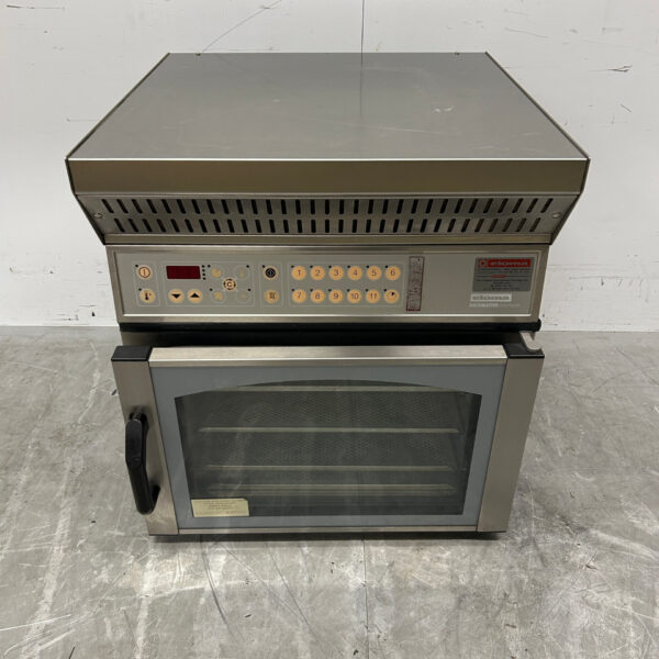 RVS Heteluchtoven Oven Steamer Eloma EB30 met afzuigkap 230V Horeca