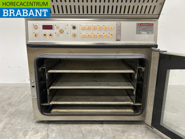 RVS Heteluchtoven Oven Steamer Eloma EB30 met afzuigkap 230V Horeca - Afbeelding 4