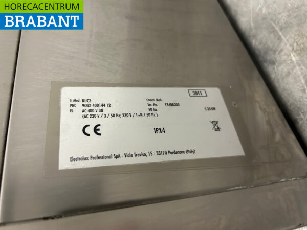 RVS Zanussi NUC3 Vaatwasser Vaatwasmachine Voorlader 400V Horeca - Afbeelding 6