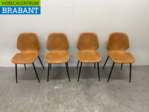 Eetkamerstoel stoelen Cognac Horeca
