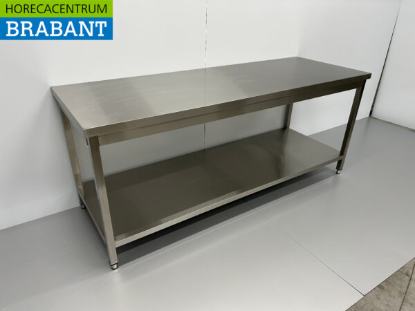 RVS HCB Werktafel Tafel Basic-line 200 x 70 x 85 cm Horeca - Afbeelding 3