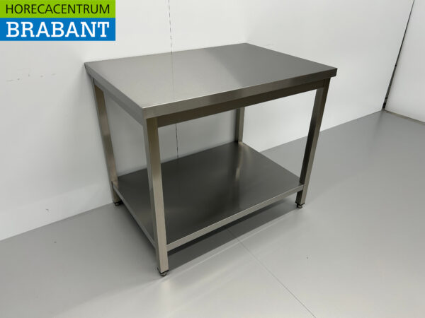 RVS Werktafel Tafel Premium-line 100 x 70 x 85 cm Horeca - Afbeelding 2
