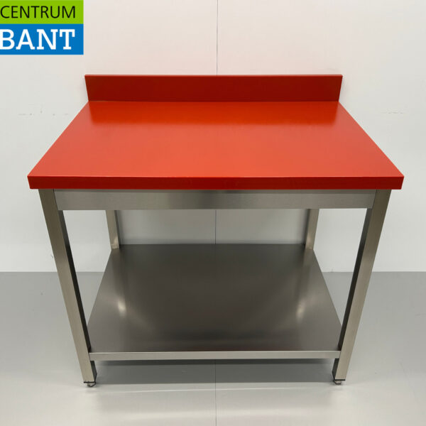 RVS Polyethyleen PE Snijtafel Werktafel Premium-line 100 cm Horeca Slagerij