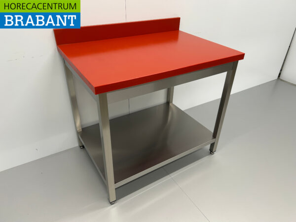 RVS Polyethyleen PE Snijtafel Werktafel Premium-line 100 cm Horeca Slagerij - Afbeelding 3
