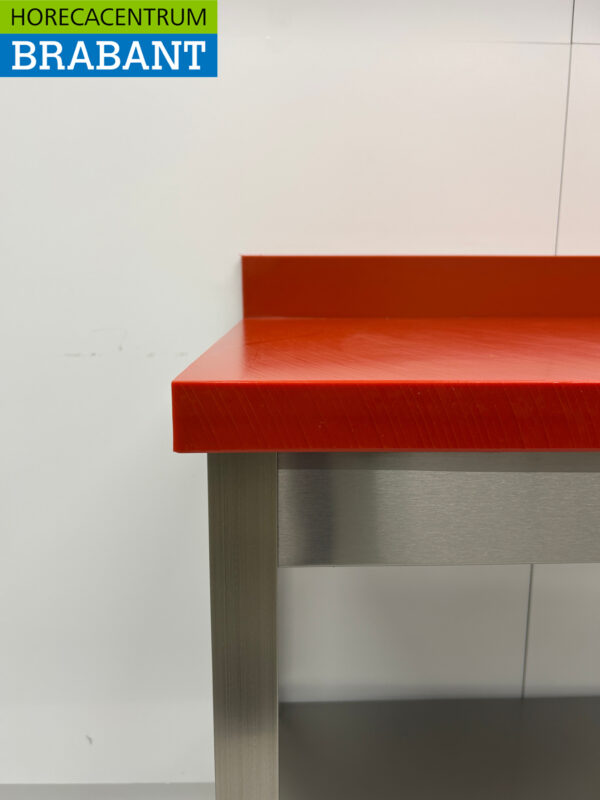 RVS Polyethyleen PE Snijtafel Werktafel Premium-line 100 cm Horeca Slagerij - Afbeelding 5