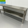 RVS Dubbele Etagère Brug 180 x 35 x 70 cm Horeca - Afbeelding 3