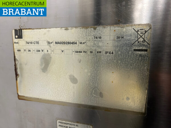 RVS Metos 4 pits Kookplaat Fornuis gasfornuis 80 cm Horeca - Afbeelding 5