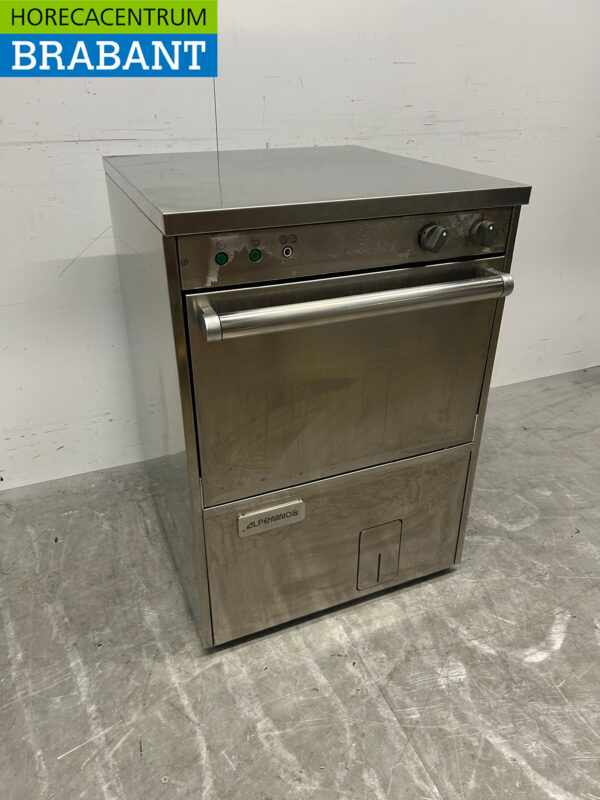 RVS Alpeninox Vaatwasser Vaatwasmachine Voorlader 400V Horeca - Afbeelding 2