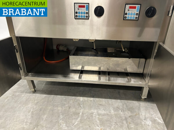 RVS Dubbele Friteuse Frituur 2 x 12 liter 400V 185 cm Horeca - Afbeelding 5