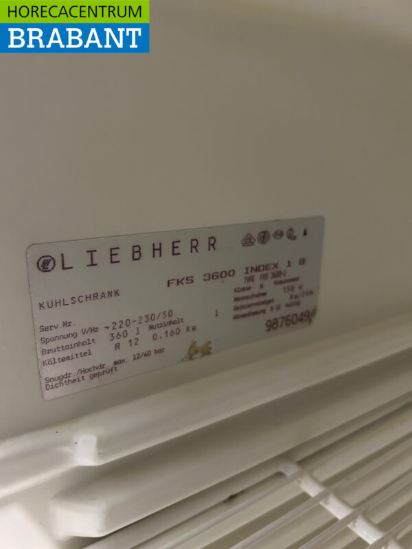 Liebherr Koelkast Koeling 360 liter 230V Horeca - Afbeelding 5