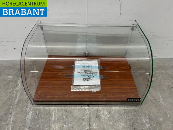 Glazen opzet vitrine 25 liter 55,4 cm Horeca