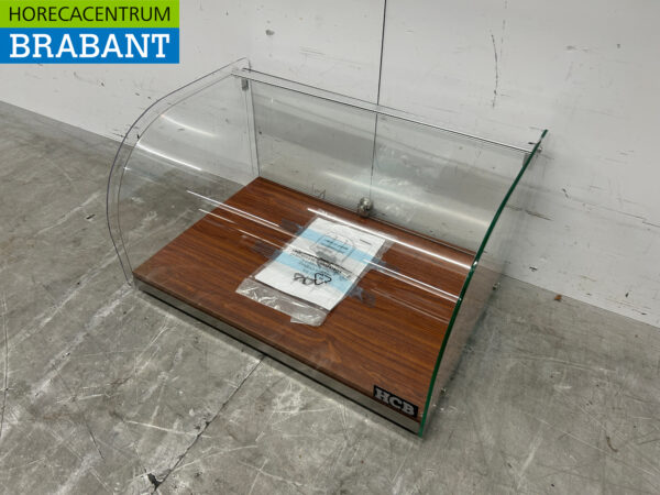 Glazen opzet vitrine 25 liter 55,4 cm Horeca - Afbeelding 2