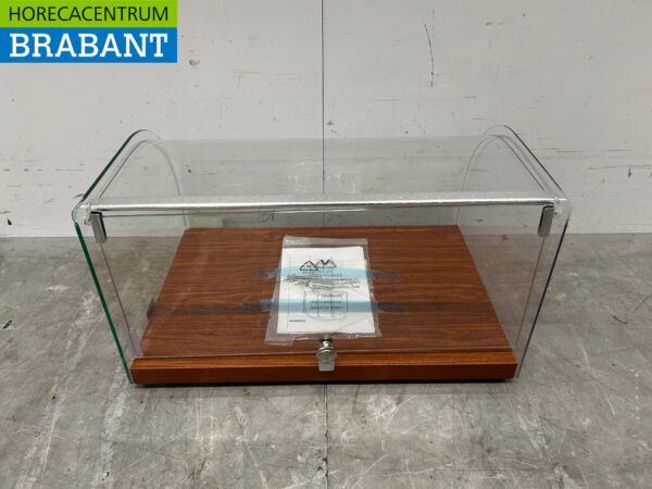 Glazen opzet vitrine 25 liter 55,4 cm Horeca - Afbeelding 4