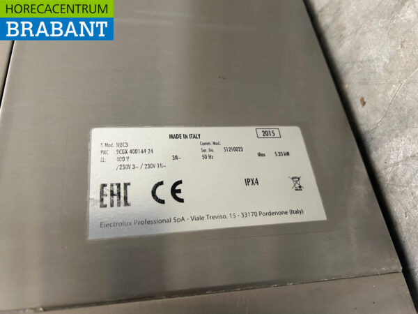 RVS Zanussi NUC3 Vaatwasser Vaatwasmachine Voorlader 400V Horeca - Afbeelding 6