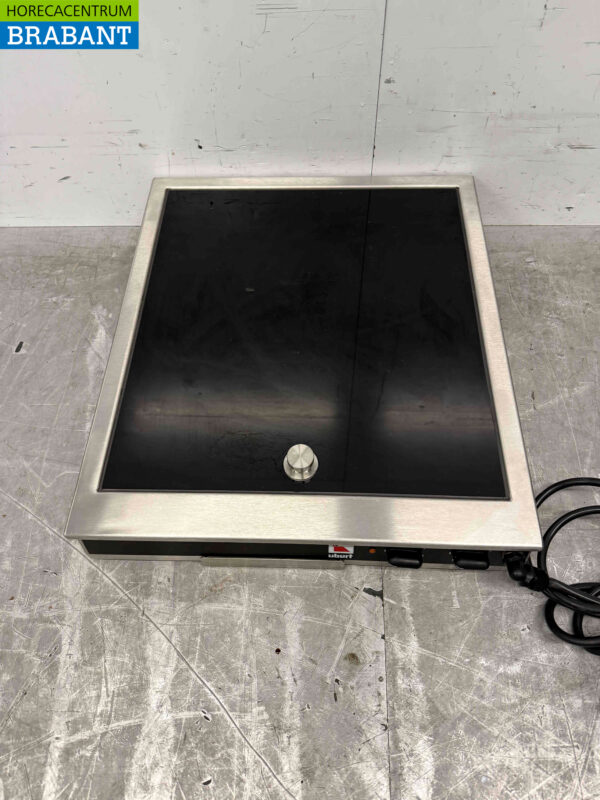 RVS Ubert Keramische Dubbele Grillplaat Bakplaat Kookplaat 50 cm 400V Horeca - Afbeelding 2
