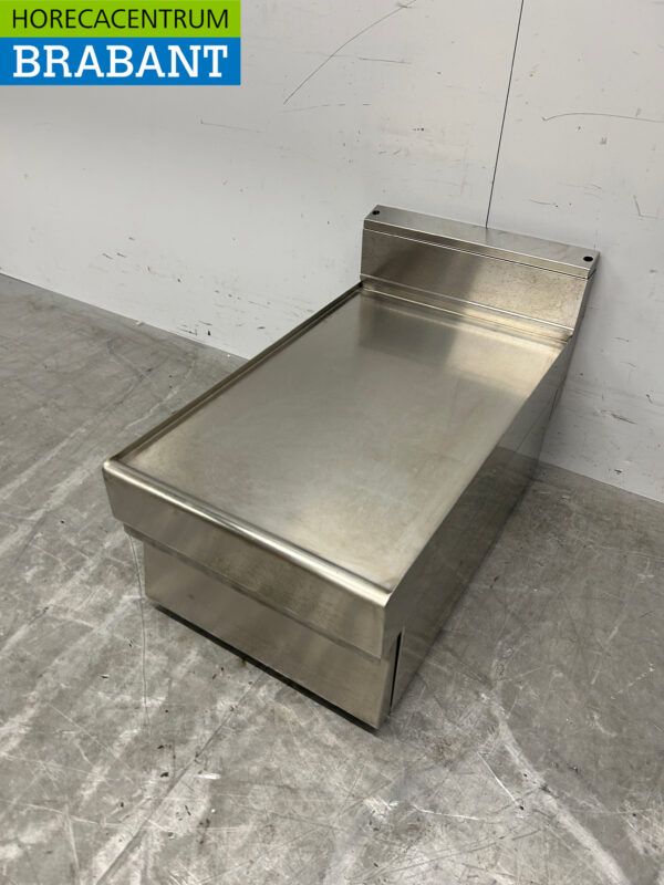RVS Werkunit Neutraal Blind unit met lade 40 cm Horeca - Afbeelding 2