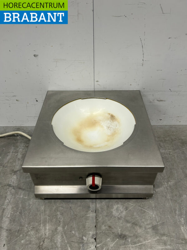 RVS Menu System Wok 300 Inductie wok wokbrander wokplaat met wokpan 5 kW 400V Horeca - Afbeelding 4