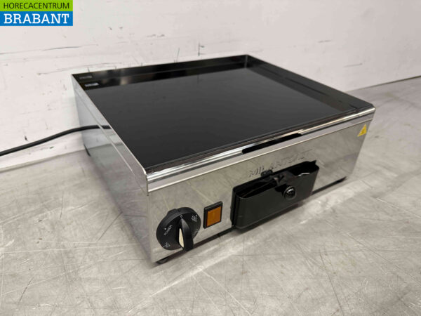 RVS Milan Toast Vitrokeramische Keramische Grillplaat Bakplaat Glad 36 cm 230V Horeca - Afbeelding 4