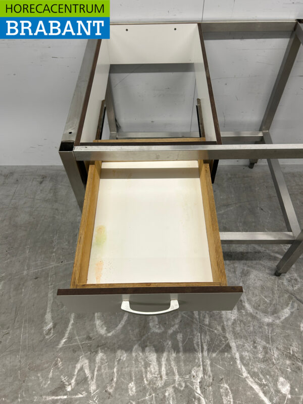 RVS Onderstel met lade 89,5 cm Horeca - Afbeelding 4
