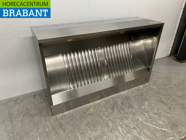 RVS Afzuigkap Dampkap 160 x 95 cm Box model Horeca - Afbeelding 3