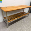 RVS Werktafel Tafel 200 x 70 x 87,5 cm Horeca - Afbeelding 2