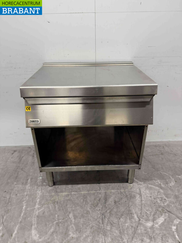 RVS Zanussi Werkunit Neutraal Blind unit met lade 80 cm Horeca