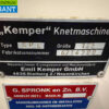 Kemper SPL125 SPL 125 Spiraalkneder deegmenger deegmixer 200 kg deeg 400V Horeca - Afbeelding 6