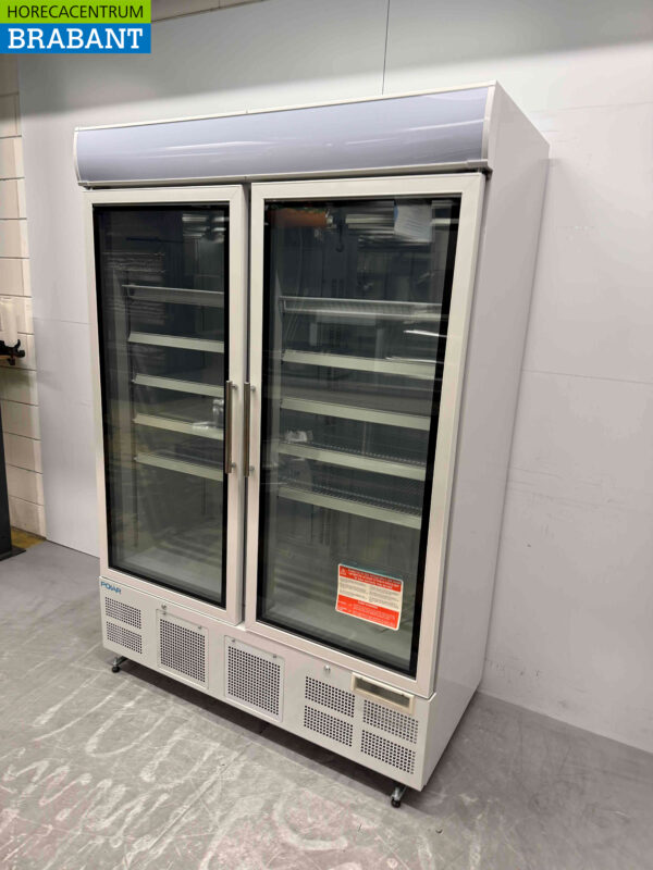 Polar GH507 Dubbeldeurs glasdeurvrieskast Vrieskast 920 liter 230V Horeca - Afbeelding 2