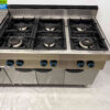RVS Modular baklijn bestaande uit Blind unit, Bain Marie, Bakplaat en 6 pits fornuis 230 cm 230V + 400V + GAS Horeca - Afbeelding 4