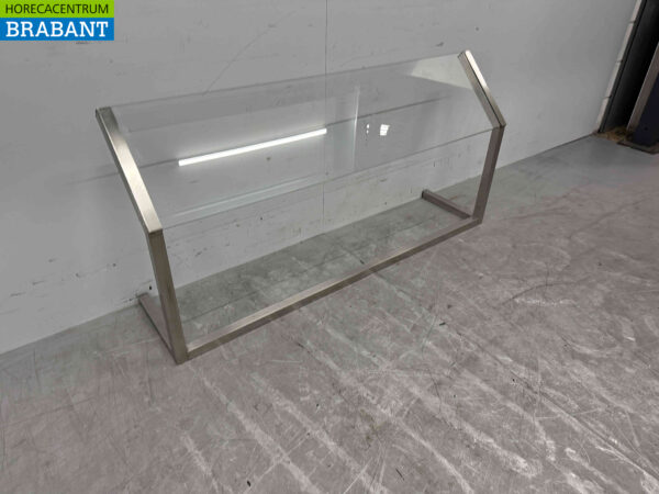 RVS Ademschot kuchscherm 126 cm Horeca - Afbeelding 2