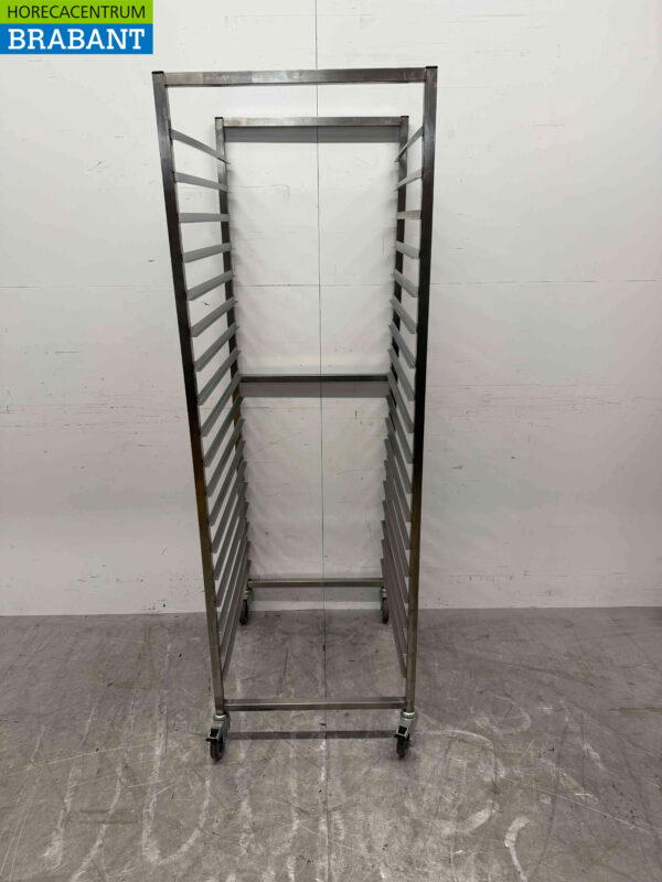 RVS Regaalwagen 18 x 2/1 GN Horeca
