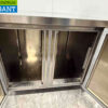 RVS Werkkast Kast 2 deuren 105 cm Horeca - Afbeelding 4