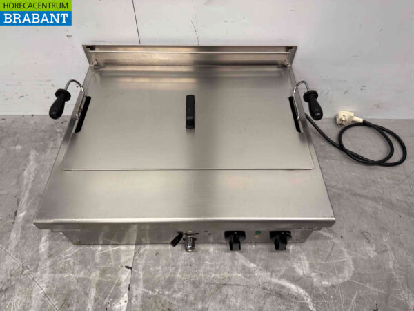 RVS Giorik FP18S Visfriteuse Oliebolfriteuse Friteuse Frituur 18 liter 400V Horeca - Afbeelding 2