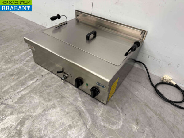RVS Giorik FP18S Visfriteuse Oliebolfriteuse Friteuse Frituur 18 liter 400V Horeca - Afbeelding 3