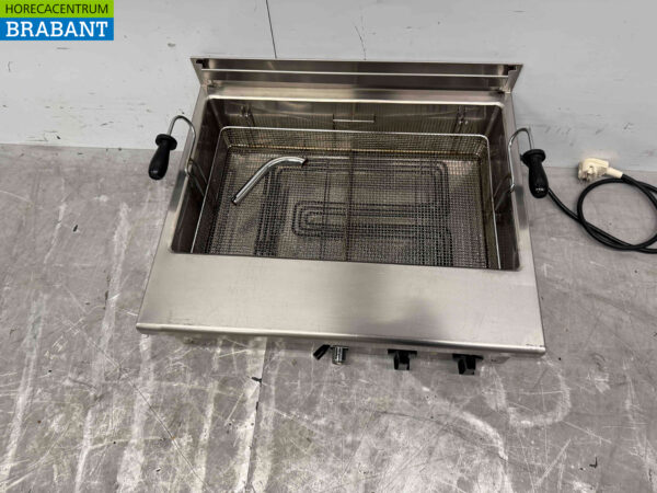 RVS Giorik FP18S Visfriteuse Oliebolfriteuse Friteuse Frituur 18 liter 400V Horeca - Afbeelding 5