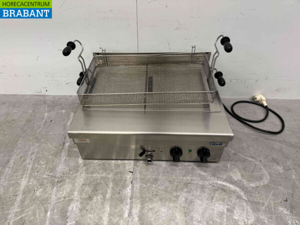 RVS Giorik FP18S Visfriteuse Oliebolfriteuse Friteuse Frituur 18 liter 400V Horeca - Afbeelding 6