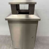 RVS Josto Buiten Afvalbakhouder Prullenbak Vuilnisbak 57 cm Horeca