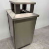 RVS Josto Buiten Afvalbakhouder Prullenbak Vuilnisbak 57 cm Horeca - Afbeelding 2