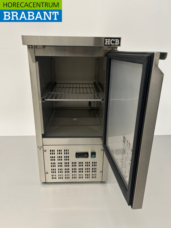 HCB RVS Koelwerkbank 1 deur 1/1 GN 43,5 cm 230V Horeca - Afbeelding 4