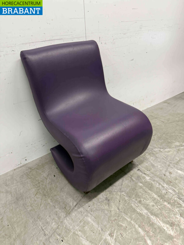 Design stoel paars Horeca - Afbeelding 2