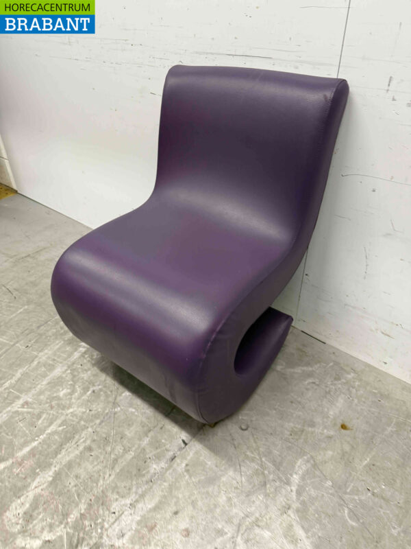 Design stoel paars Horeca - Afbeelding 3