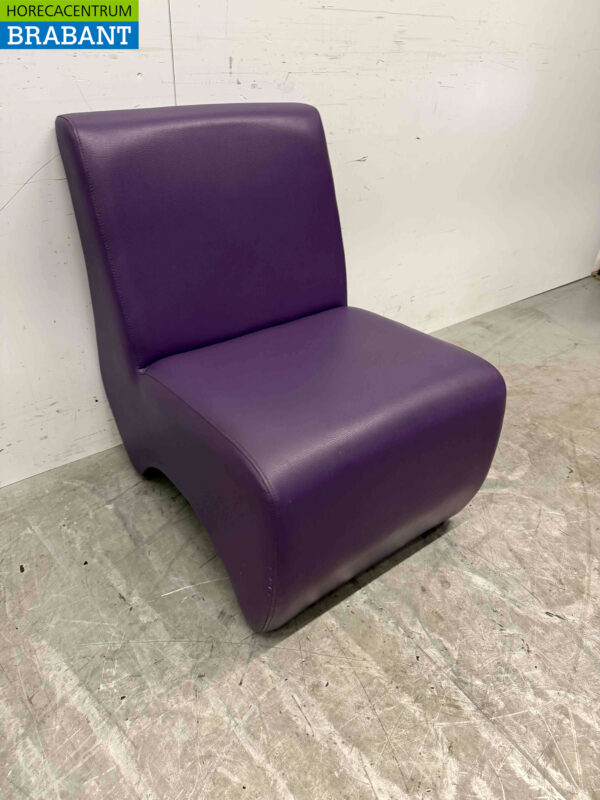 Design stoel paars Horeca - Afbeelding 2