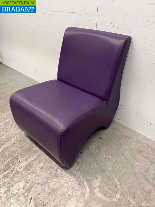 Design stoel paars Horeca - Afbeelding 3